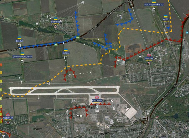 Сообщения от ополчения и местных жителей