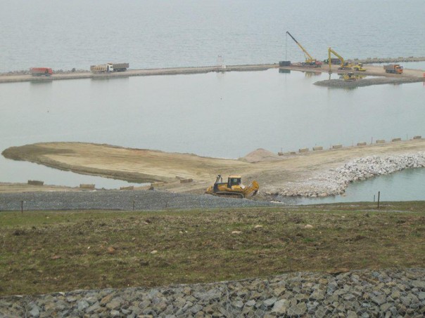 Керченский мост: Стройка уже приближается к Крыму со стороны Тамани Керченский мост: Стройка уже приближается к Крыму со стороны Тамани