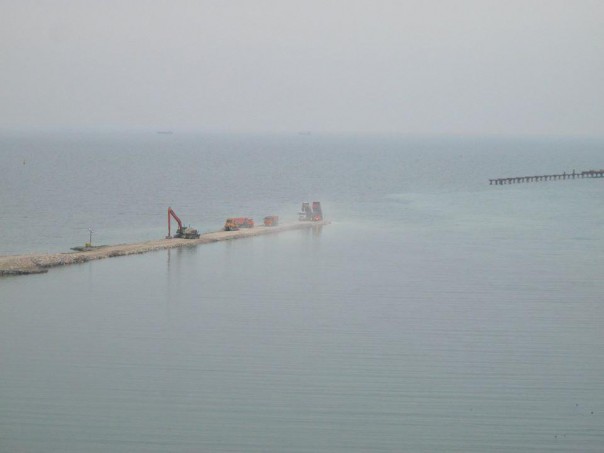 Керченский мост: Стройка уже приближается к Крыму со стороны Тамани Керченский мост: Стройка уже приближается к Крыму со стороны Тамани