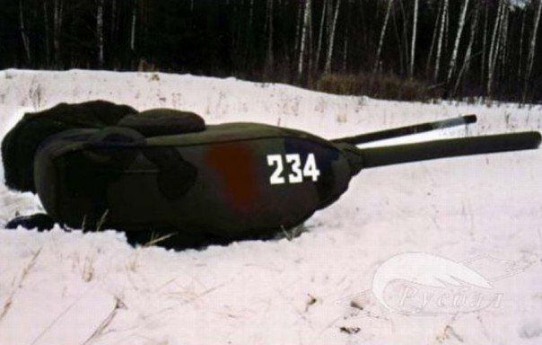 Хитрость военной надувной техники РФ Хитрость военной надувной техники РФ