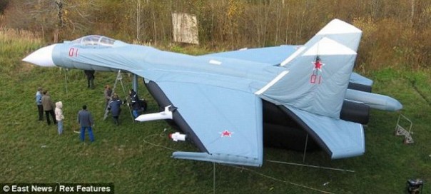 Хитрость военной надувной техники РФ Хитрость военной надувной техники РФ