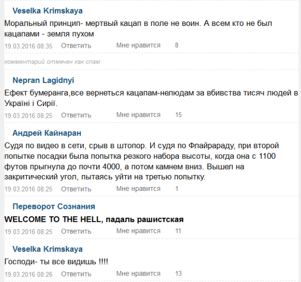 Катастрофа "Боинга" в Ростове как повод для праздника на Украине Катастрофа "Боинга" в Ростове как повод для праздника на Украине