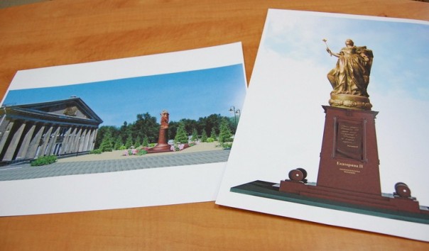 В Луганске памятнику Екатерине II быть