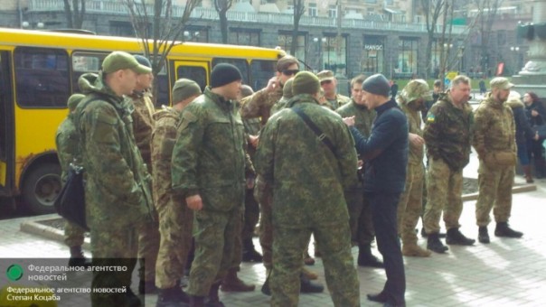 Киевляне выступили против батальона «Айдар» и «Азов»