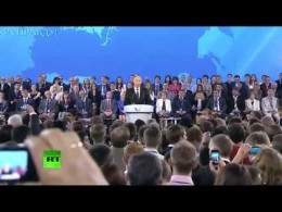 В.В.Путин: Во все времена народ поднимался на защиту Отечества, если это было нужно, всем миром