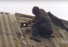 ДНР. Николаевка после обстрела со стороны украинских карателей