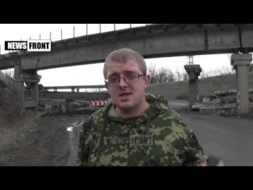 На Ясиноватском блокпосту идет бой, 27 марта 2016