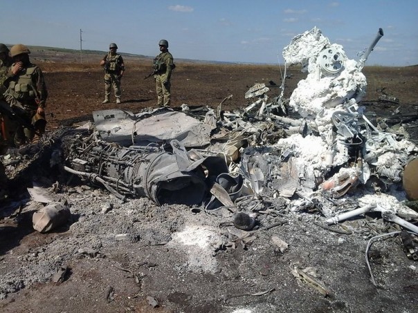 Война онлайн. Запись со сбитого вертолета Ми-24 ВСУ.