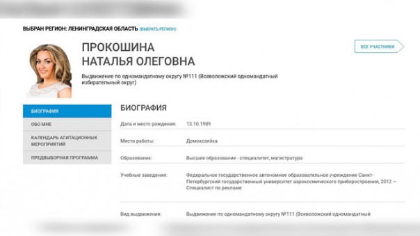 «Единая Россия» украсила список кандидатов одинокой няшкой «Единая Россия» украсила список кандидатов одинокой няшкой