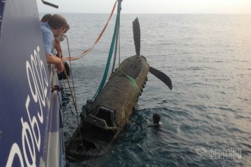 Петербургские водолазы нашли в Керченском проливе три штурмовика