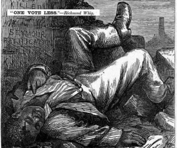 «ЦВЕТНЫЕ ЗАНИМАЮТСЯ РЕФОРМИРОВАНИЕМ США». Американская политическая карикатура конца XIX века