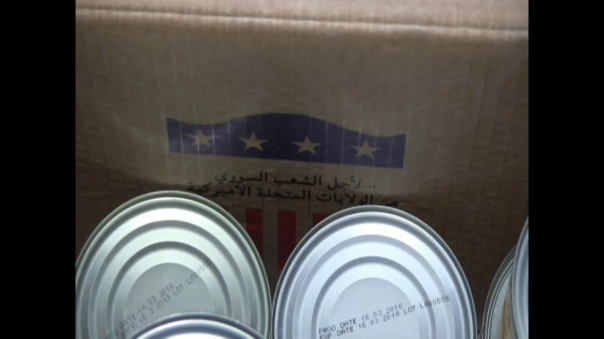 В Алеппо обнаружены склады с провизией из США В Алеппо обнаружены склады с провизией из США