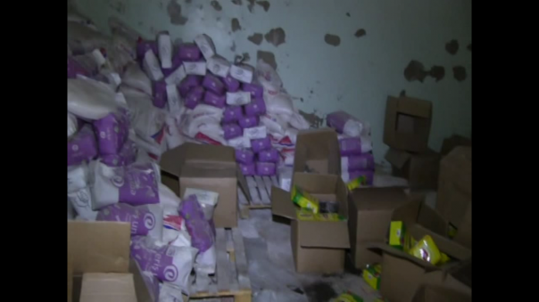 В Алеппо обнаружены склады с провизией из США В Алеппо обнаружены склады с провизией из США