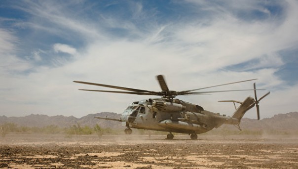 В Калифорнии разбился военный вертолет