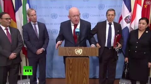 Пресс-подход постоянных представителей ООН в память о Виталии Чуркине